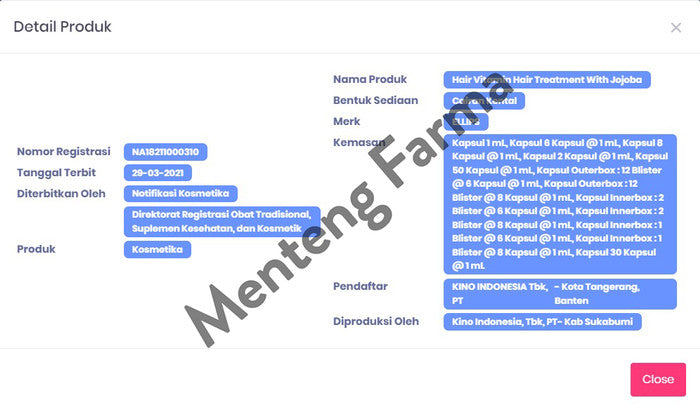 Ellips Hair Vitamin Hair Treatment 6 Kapsul - Vitamin Rambut Kering Rusak - Menteng Farma