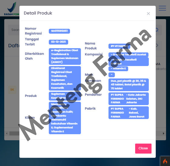 IPI Vitamin E 30 Tablet - Memelihara Kesehatan Kulit