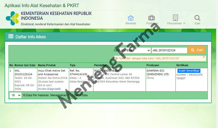 Accu-Chek Active Extra 25 Strip - Alat Pemantau Gula Darah
