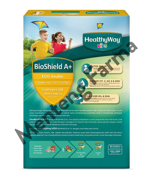 HealthyWay Kids 3+ Madu 725 Gr Susu Pertumbuhan Anak 3 Tahun Keatas