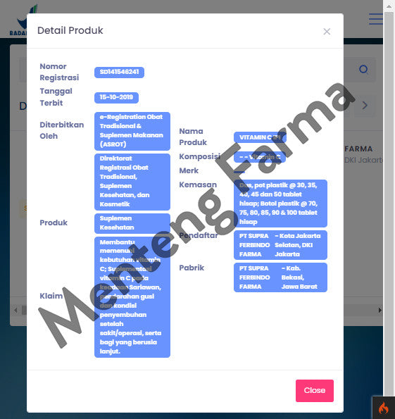 IPI Vitamin C 45 Tablet - Memenuhi Kebutuhan Vitamin C
