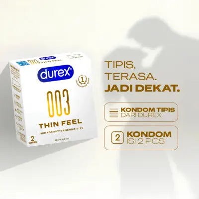 Kondom Durex 003 Thin Feel isi 2
