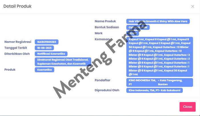 Ellips Hair Vitamin Smooth & Shiny 6 Kapsul - Vitamin Rambut Halus - Menteng Farma