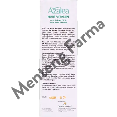 Azalea Hair Vitamin 80 ML - Menutrisi dan Melembutkan Rambut