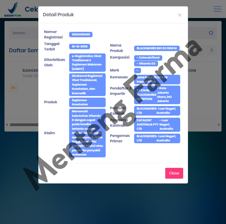 Blackmores Bio D3 1000 IU 60 Kapsul - Suplemen Vitamin D 1000 IU - Menteng Farma