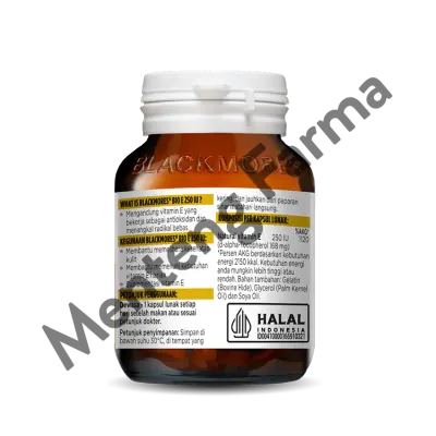 Blackmores Bio E 250 IU - Asupan Vitamin E Untuk Kesehatan Kulit