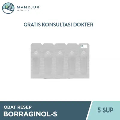 Borraginol S 5 Suppositoria