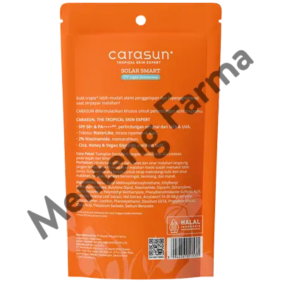 Carasun Solar Smart UV Light Sunscreen 30 gr - Sunscreen Ringan Tekstur Cair