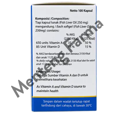 Cod Liver Oil Cap Ikan Paus