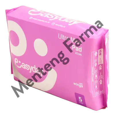 Easyday Ultra Maxi Pad 41 cm 5 Pads - Pembalut Wanita Bersalin Heavy Flow Anti Bocor & Bebas Iritasi