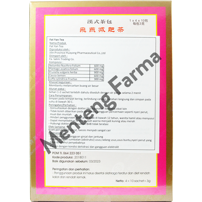 Feiyan Health Tea (Fat Yan Tea) - Menteng Farma