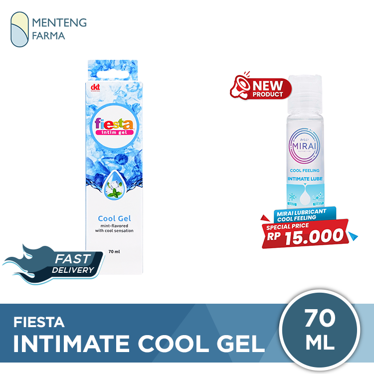Fiesta Intimate Cool Gel 70 ml - Pelumas dengan Sensasi Dingin