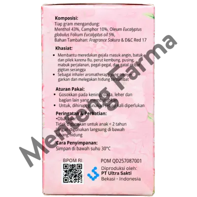 FreshCare Vapobalm Sakura Balsem dan Inhaler 10 Gr - Balsem & Inhaler Aroma Sakura