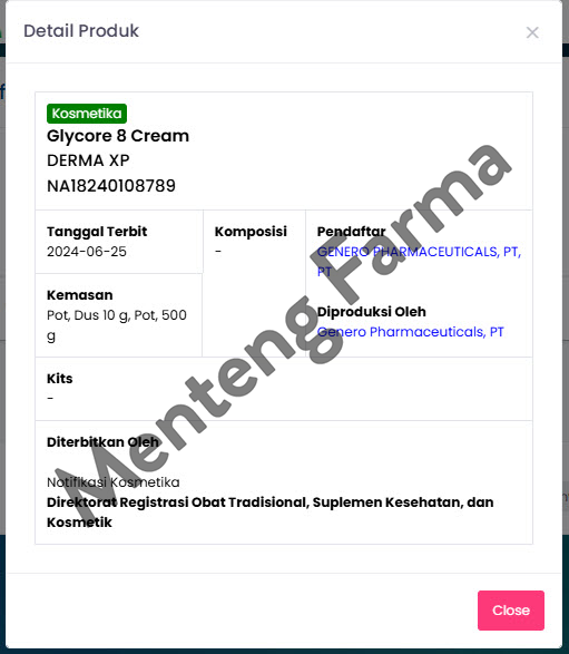 Glycore 8% Cream 10 g - Menyamarkan Kulit Gelap dan Flek Hitam