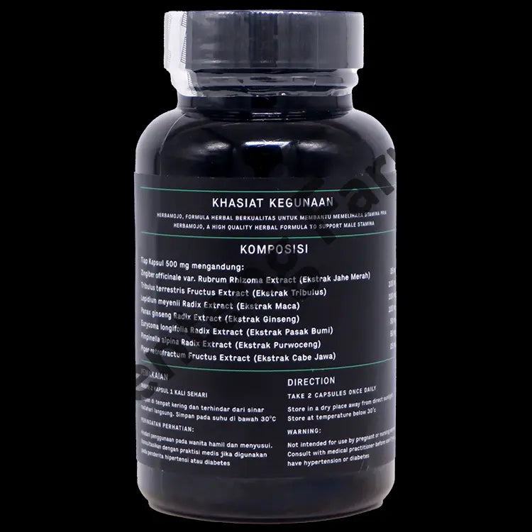 Herba Mojo 60 Kapsul - Suplemen Kesehatan untuk Stamina Pria