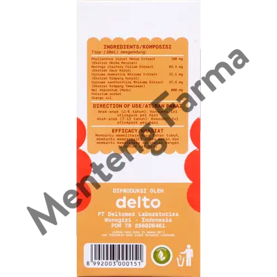 Herbana Little Lila Children's 3 in 1 Herbal Immune 12 Stickpacks - Suplemen Herbal untuk Meningkatkan Imunitas