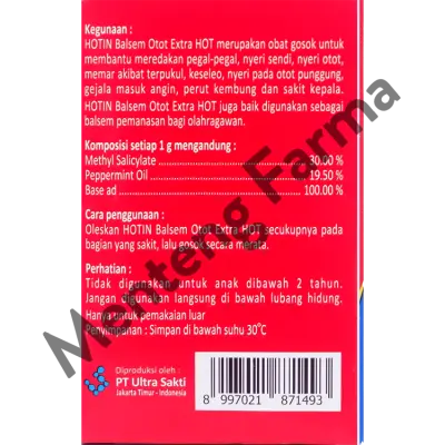 Hot In Balsem Otot Extra Hot - Pereda Pegal Linu dan Nyeri Sendi