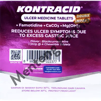 Kontracid 4 Tablet - Mengurangi Gejala Sakit Maag