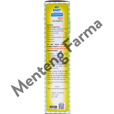 My Baby Minyak Telon Plus 150 ml - Anti Nyamuk, Pereda Perut Kembung - Menteng Farma