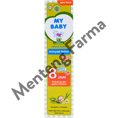 My Baby Minyak Telon Plus 150 ml - Anti Nyamuk, Pereda Perut Kembung - Menteng Farma
