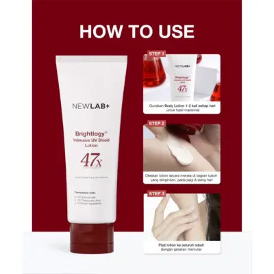 Newlab Brightlogy Intensive UV Shield Lotion 47X | Body Care untuk Mencerahkan