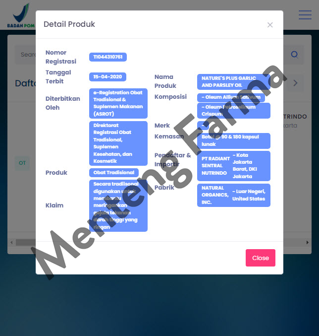 Natures Plus Garlic And Parsley Oil 180 Softgel - Anti Hipertensi - Menteng Farma