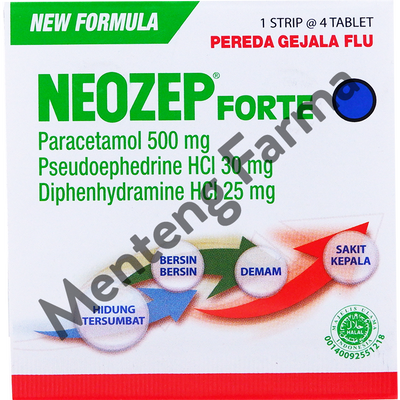 Neozep Forte - Obat Flu dan Hidung Tersumbat - Menteng Farma