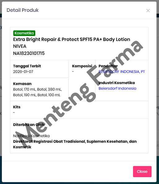 Nivea Extra Bright Repair & Protect SPF15 Body Lotion 350ml - Mencerahkan Kulit dalam 2 Minggu