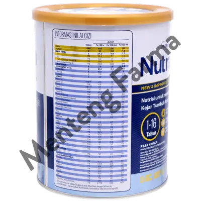 Nutricia Nutrinidrink Powder Vanila 800 gram - Susu Bubuk Formula Pertumbuhan 1 - 16 Tahun