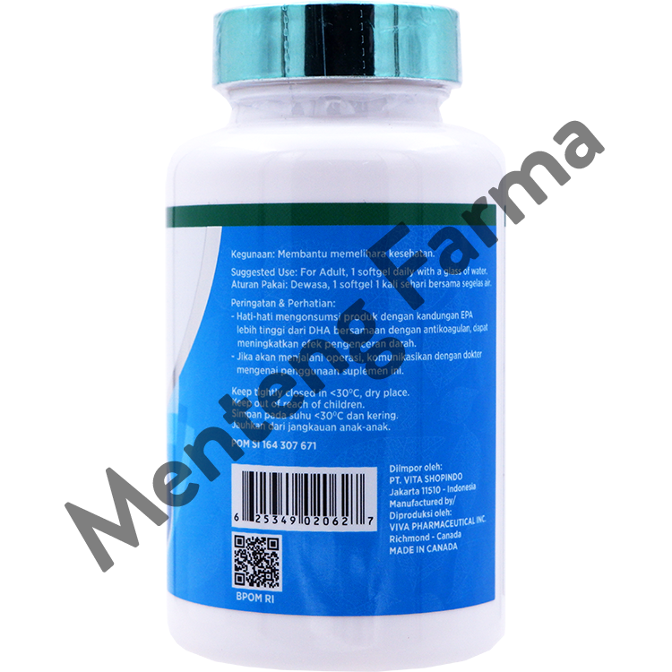Nutriwell Omega Complex 60 Kapsul - Vitamin Omega 3, 6, dan 9 - Menteng Farma