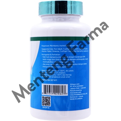 Nutriwell Omega Complex 60 Kapsul - Vitamin Omega 3, 6, dan 9 - Menteng Farma