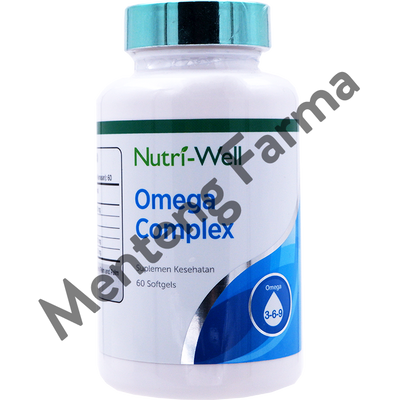 Nutriwell Omega Complex 60 Kapsul - Vitamin Omega 3, 6, dan 9 - Menteng Farma