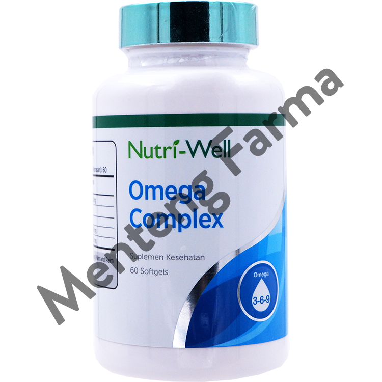 Nutriwell Omega Complex 60 Kapsul - Vitamin Omega 3, 6, dan 9 - Menteng Farma