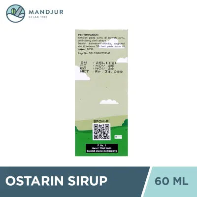 Ostarin Sirup 60 ml - Pereda Nyeri Ringan dan Sedang