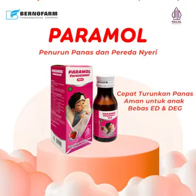Paramol Sirup 60 mL - Penurun Panas dan Pereda Nyeri