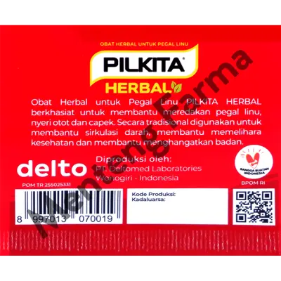 Pilkita 2 Tablet - Membantu meredakan Pegal Linu & Nyeri Otot