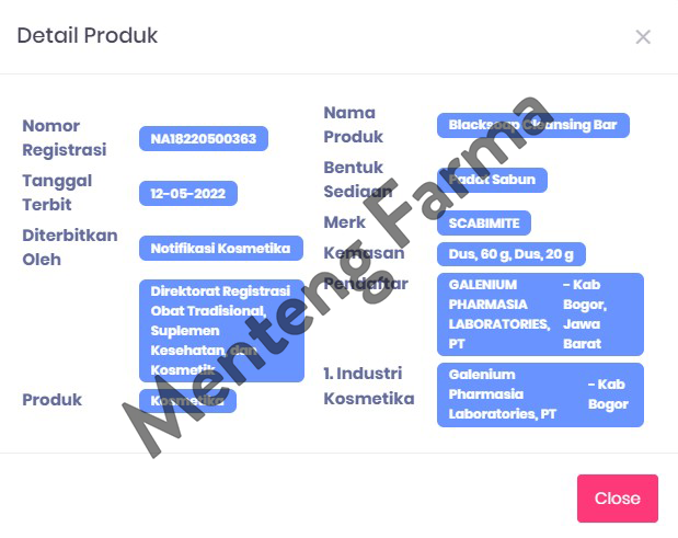 Scabimite Blacksoap 60 Gram - Sabun Perawatan Kulit Gatal - Menteng Farma