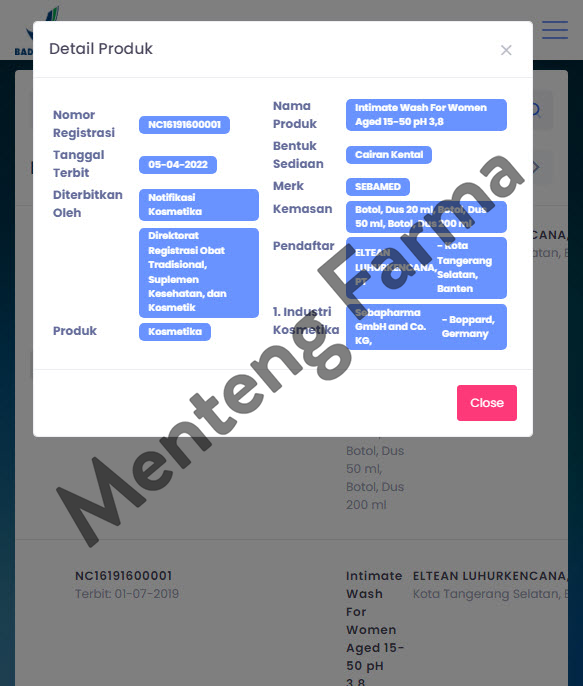 Sebamed Feminine Intimate Wash 200 ML - Sabun Kewanitaan Kulit Sensitive pH 3.8 - Menteng Farma