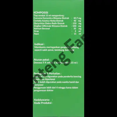 Zethra Sirup 100 ml - Membantu Meredakan Peradangan Lambung