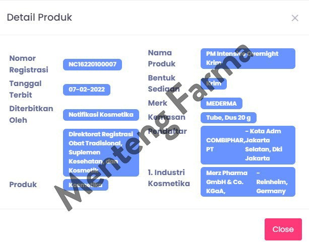 Mederma PM 20 Gr - Menyamarkan Bekas Luka dan Keloid