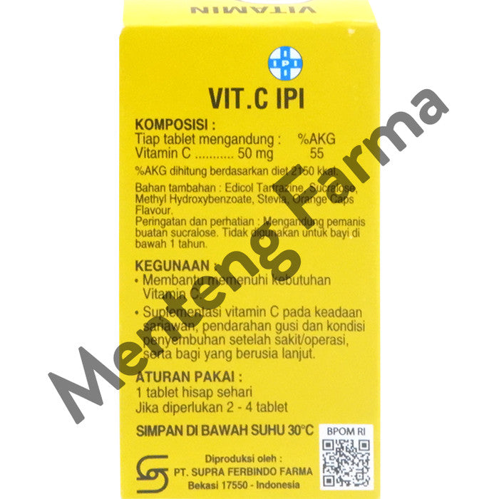 IPI Vitamin C 45 Tablet - Memenuhi Kebutuhan Vitamin C