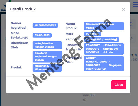 Pediasure Vanila 1800 Gram - Susu Pendukung Nutrisi Pertumbuhan Anak