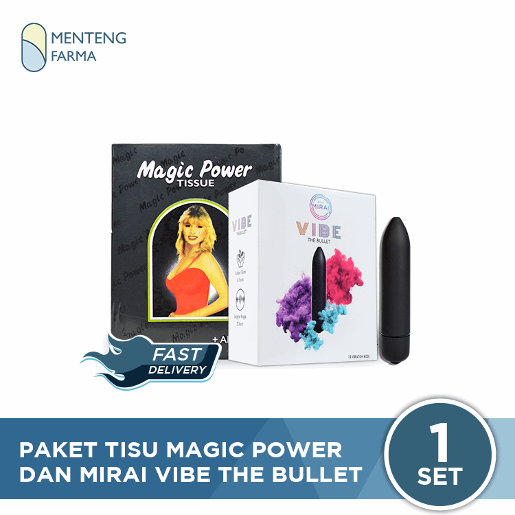 Paket Tissue Magic Power Man dan Vibe The Bullet