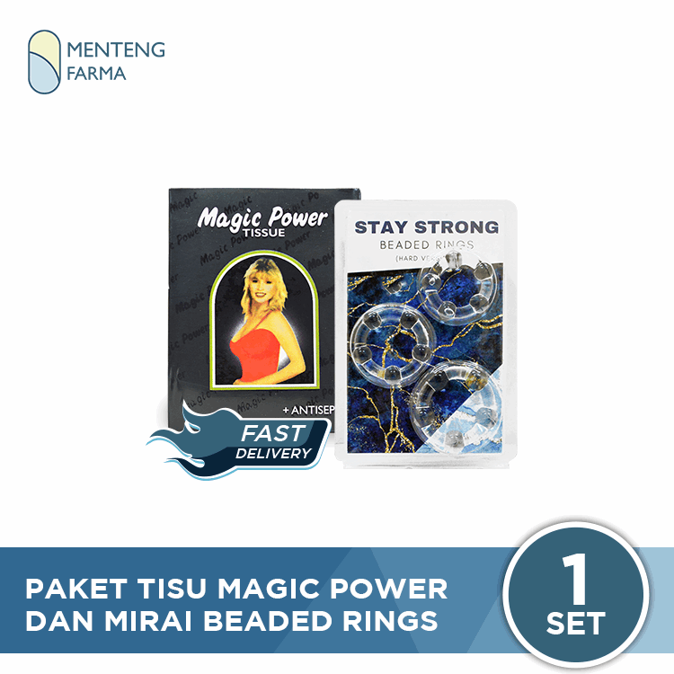 Paket Tissue Magic Power + Beaded Stamina Ring