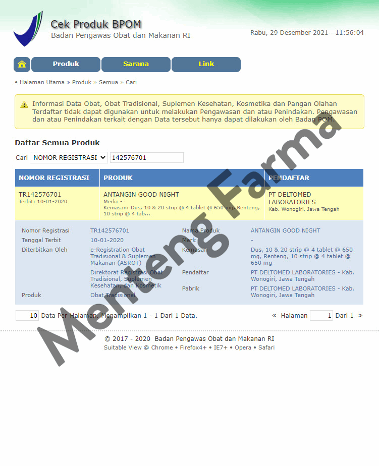 Antangin Good Night 4 Tablet - Meredakan Masuk Angin dan Memperbaiki Kualitas Tidur