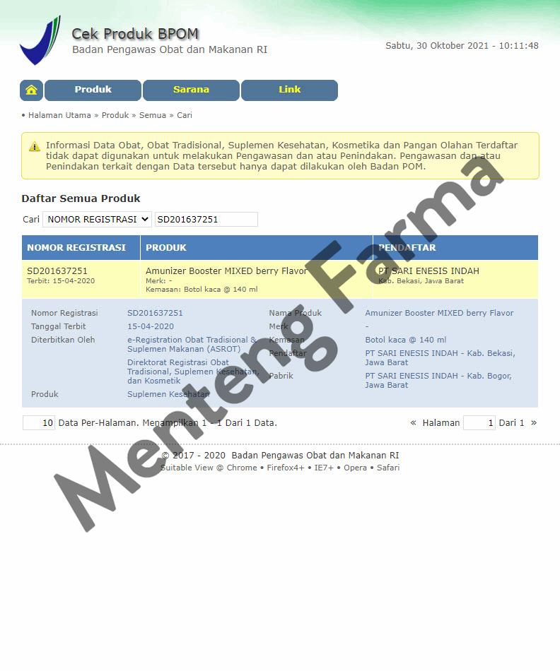 Amunizer Botol 140 ml - Menjaga Daya Tahan Tubuh