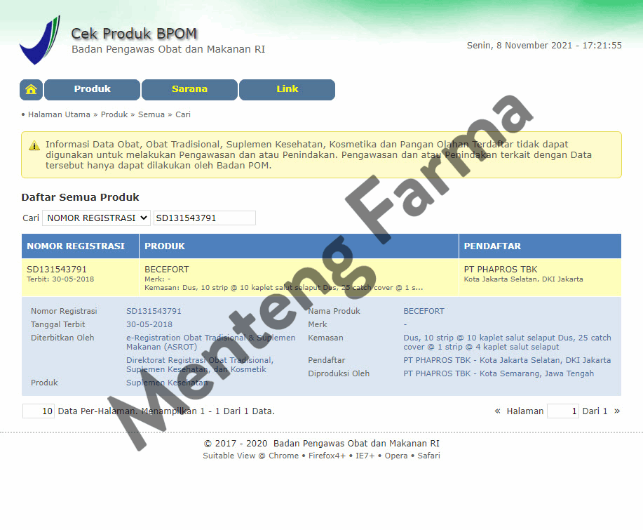 Becefort 4 Kaplet - Kombinasi Vitamin C 500 mg, B kompleks, dan E