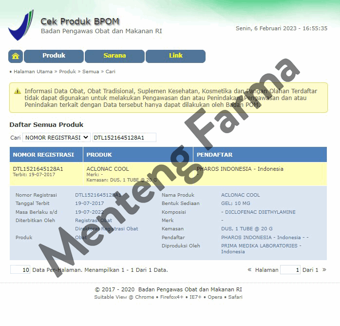 Aclonac Cool 1% Gel 20 g - Gel Pereda Nyeri, Memar, Keseleo