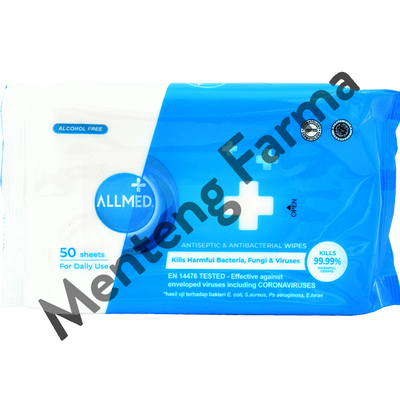 Allmed Ultimate Antiseptic Wipes - Tisu Basah Antibakteri