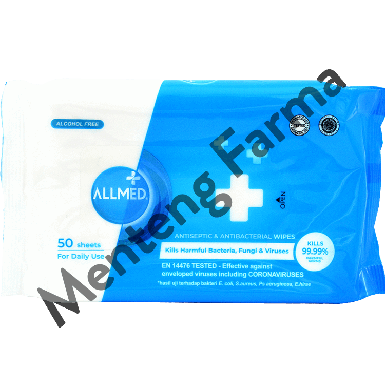 Allmed Ultimate Antiseptic Wipes - Tisu Basah Antibakteri
